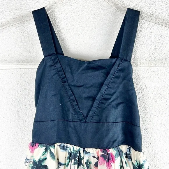 OSH KOSH GENUINE KIDS | 🏝Tropical Palm Trees Print Sun Dress GIRLS 4T - Picture 2 of 12